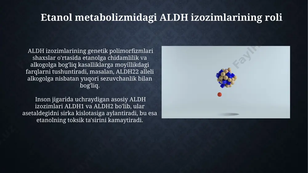 etanol metabolizmi.aldg fermentining izoformalari - Page 5