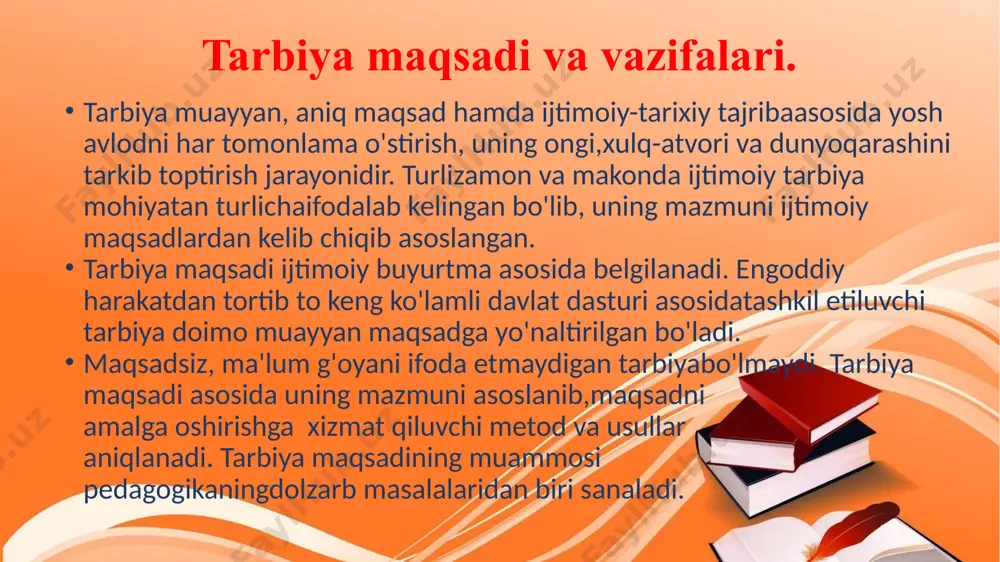 tarbiya tushunchasi va metodlari - Page 5