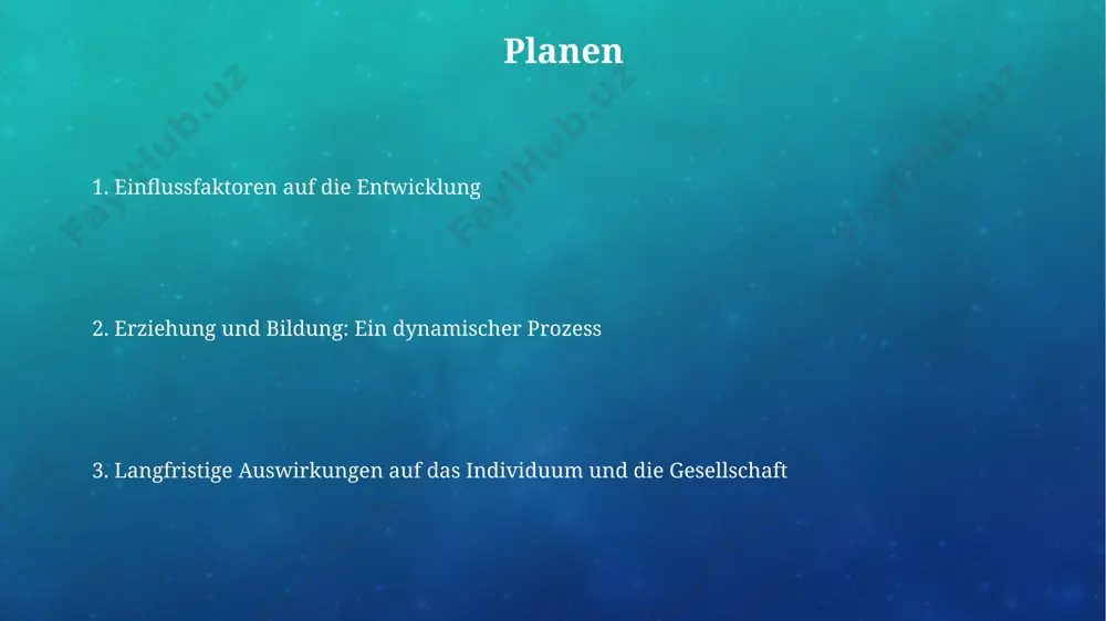 zu verbessern. die integration von digitalen medien in den unterricht, zum beispiel der einsatz von tablets in über 70% der schulen in bayern, stellt neue herausforderungen an lehrer und schüler und verändert die lernmethoden grundlegend. der einfluss der familie forschungsergebnisse aus schweden zeigen, dass kinder mit starkem elterlichem engagement in der frühen kindheit (0-3 jahre) im durchschnitt um 15% höhere lese- und rechenleistungen in der grundschule erzielen als kinder ohne diese intensive begleitung. ein internationales vergleichsstudie aus dem jahr 2020 zeigte, dass die elterliche unterstützung im schulischen kontext in japan einen signifikant höheren einfluss auf den bildungserfolg hat als in den usa, mit einer korrelation von über 0.7. soziale einflüsse auf die entwicklung studien in den usa zeigen, dass kinder aus einkommensschwachen familien im schnitt 2 jahre hinter ihren wohlhabenderen altersgenossen in der schulischen entwicklung zurückliegen, was signifikante soziale ungleichheiten aufzeigt. untersuchungen in skandinavischen ländern belegen einen positiven zusammenhang zwischen …