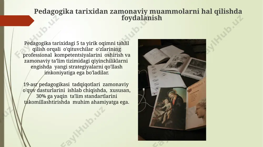 pedagogika tarixi fanining maqsad va vazifalari - Page 5