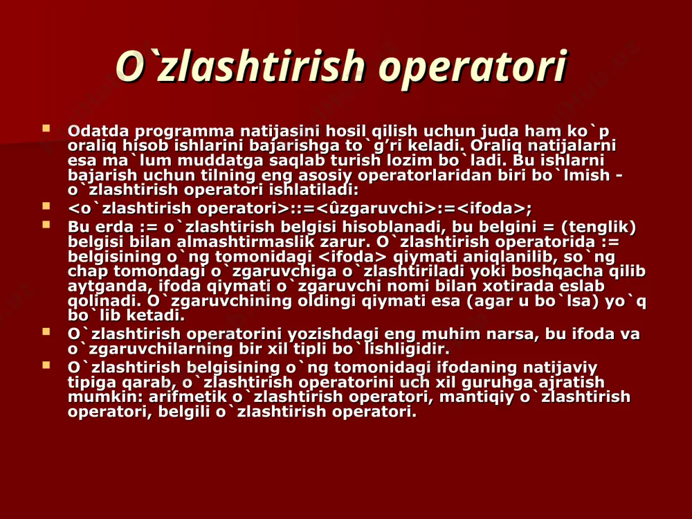 paskal tilining asosiy operatorlari - Page 4