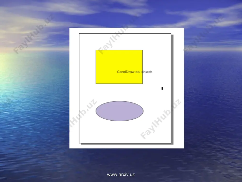 coreldraw dasturining menyu buyruqlari - Page 4