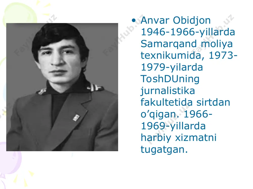 anvar obidjon hayoti va ijodi - Page 3