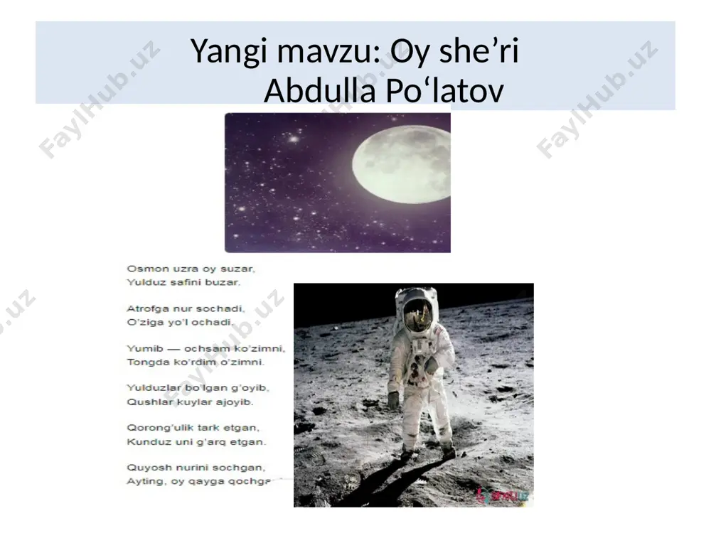 oy she’ri mavzusining taqdimot namoyishi - Page 5