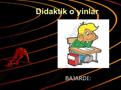 didaktik o`yinlar — PPT