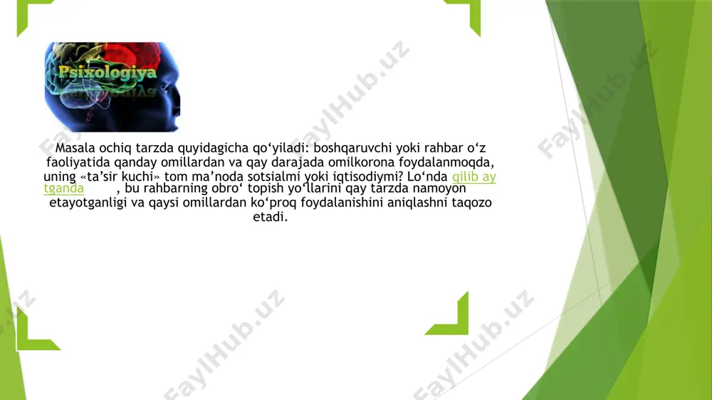 boshqaruvning pedagogik-psixologik xususiyatlari - Page 5