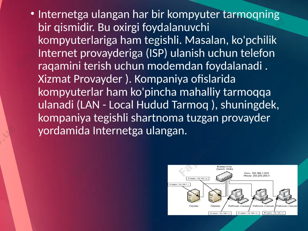 xususiy tarmoqlar va internetning rivojlanishi - Page 5