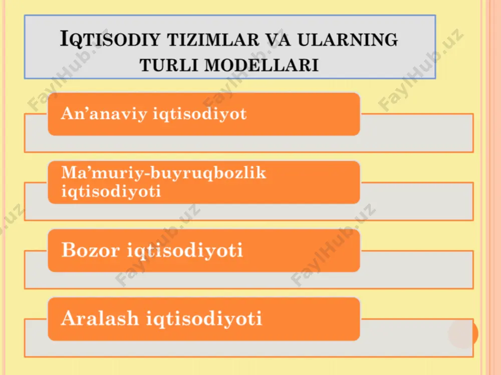 iqtisodiy tizimlar va ularning turli modellari 2 - Page 4