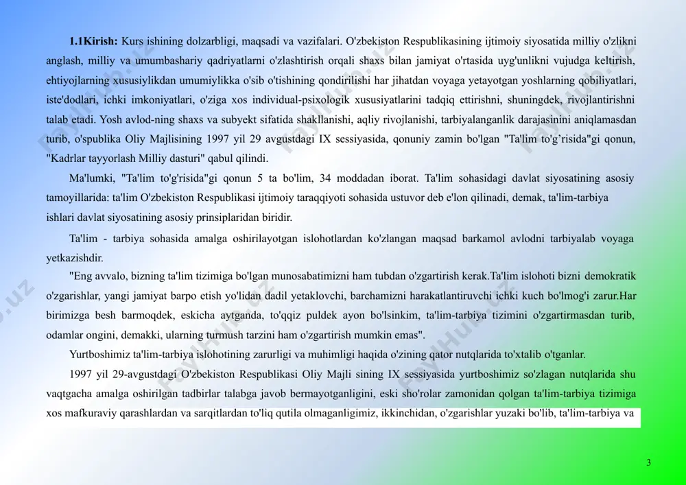 ishlatilishi, ahamiyati 5 2.1. vii guruh elementlari haqida batafsil ma’lumot. galogenlar gruppasiga ftor, xlor, brom, yod va astat kiradi (astat — radioaktiv element, kam o‘rganilgan). bular d.i. mendeleyev davriy sistemasining vii gruppasidagi p- elementlardir. ular atomlarining tashqi energetik pog‘onasida 7 tadan elektron bo‘ladi. ularning xossalarida umumiylik borligiga sabab ana shudir (8.4-jadval). shu sababli, ular bittadan elektronni osonlik bilan qo’shib oladi va bir valentli manfiy ionlarga aylanadi, bu hodisa ularning tipik metlloid ekanligini ko’rsatadi. shunday qilib, galogenlarning manfiy valentligi nolga tengdir. galogenlarda musbat valentlik ham namoyon bo’lishi mumkin. shu bilan birga, ularning maksimal musbat valentligi, ravshanki, yettiga teng bo’lishi kerak. biroq galogenlardan xozirgi vaqtda faqat xlor va yodnigina shunday valentlikka ega bo’lgan birikmalari ma’lum. bromda eng yuqori valentlik beshga teng. ftorda esa faqat bitta manfiy valentlik bo’ladi. tarkibidagigalogen musbat valentli bo’lgan birikmalar ( galogenlarning kislorod bilan hosil qilgan birikmalari) tarkibidagi galogen manfiy valentli bo’lgan birikmalariga qaraganda, umuman, beqaror bo’ladi va tabiatda …