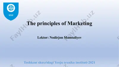 the principles of marketing — PPTX