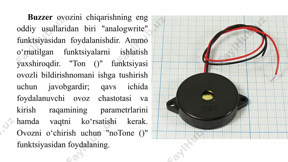 s://soltau.ru/index.php/arduino/item/357-how-connect-buzzer 5. http://wiki.amperka.ru/js:buzzer 6. https://maxfad.ru/programmer/osnovy-arduino/579-vynos-mozga-atskij-buzzer-omerzitelnaya-pishchalka-na-arduino-uno.html 7. https://create.arduino.cc/projecthub/suryateja/use-a-buzzer-module-piezo-speaker-using-arduino-uno-89df45 8. https://normative_en_ru.academic.ru/2669/buzzer thank you that you took the time to watch image1.png image2.jpeg image3.png image4.jpeg image5.png image6.png image7.jpeg image8.png image9.jpeg image10.png image11.jpeg image12.jpeg image13.jpeg image14.jpeg image15.png image16.png /docprops/thumbnail.jpeg
