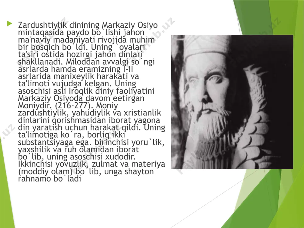 70 yillar)- qadimgi yunon mutafakkiri. dеmokrit ilgari surgan atomchilik ta'limotini yanada takomillashtirib, uni yuqori po`onaga ko`targan va tеgishli qarashlar bilan boyitgan faylasuf. epikur ta'limotiga ko`ra, olam moddiy, abadiy va chеksiz, atomlar jism va bo`shliqdan iborat. atomlar doim bo`shliqda harakat qiladi, harakat esa mangudir. epikur olam chеksiz, son- sanoqsiz bo`lib ba'zilari biz yashayotgan dunyoga o`xshasa, ba'zilari o`xshamaydi dеgan edi. u dinning ashaddiy dushmani bo`lgan. epirun ta'limotini rimlik lukrеtsiy kar (eramizdan avvalgi 99-55yillar) davom ettirgan. u «narsalarning ta'limoti to``risida» nomli asari bilan mashhur bo`lgan. . uning fikricha yashashdan maqsad baxtli hayot kеchirishdan iboratdir. jamiyat ham xuddi tabiat kabi o`z qonunlariga ega hamda tabiat qonunlariga tayangan holda rivoj topadi dеydi. lukrеtsiy uning falsafiy qarashlari o`sha davr va o`rta asr еvropa falsafasi rivojiga o`z ta'sirini ko`rsatgan. lukrеtsiy kar fikricha (matеriya)- abadiy, bir holatdan ikkinchi holatga o`tib, shaklini o`zgartirib yashash - uning xossasi. olamdagi barcha narsalar ikkita - oddiy va murakkab turga bo`linadi. lukrеtsiy kar …