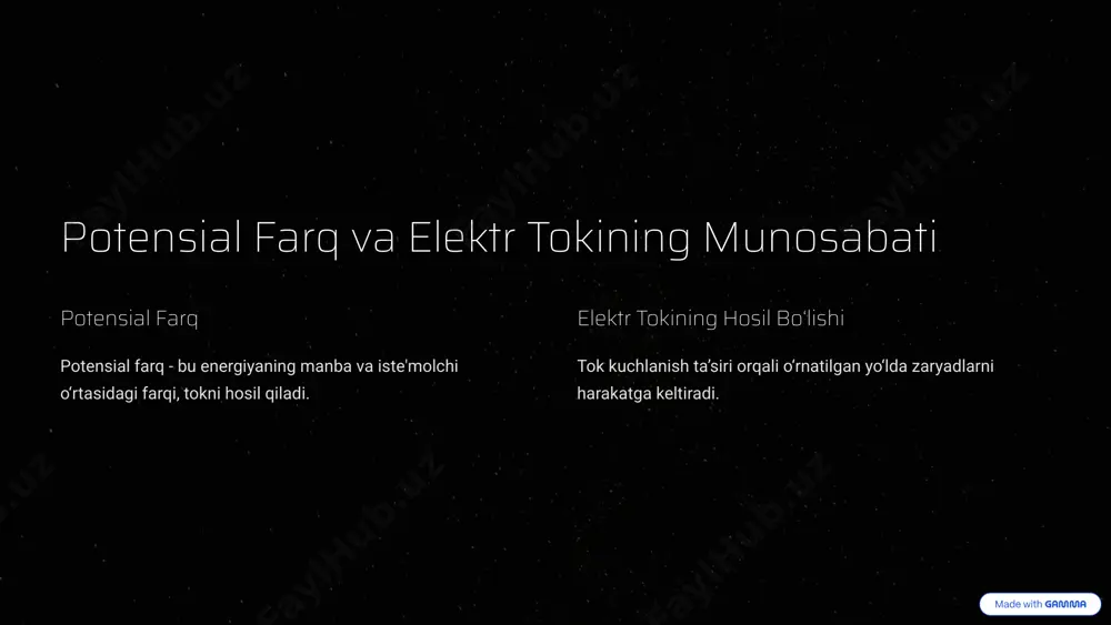 elektr energiyasida potensial va kuchlanish - Page 4