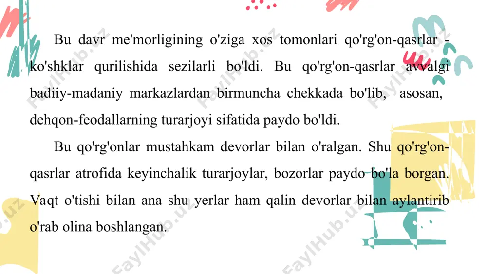 akkiz qirrali asos, silindrik baraban va qirrali ko'k-moviy gumbazdan tashkil topgan. binoning ichki qismi ham juda serjilva. uning ichki devorlari marmar bilan pardozlangan. o'yma va rangli, shuningdek, oltin suvi yuritilgan naqshlar bino ichki qismiga alohida fayz bergan.