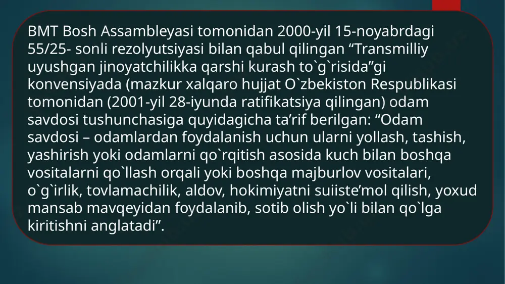 odam savdosi – davr muammosi - Page 5
