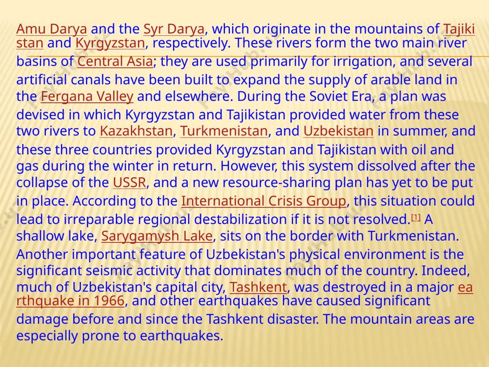geography of uzbekistan - Page 5