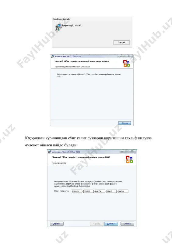 windows операцион тизимининг офис дастурлари - Page 3