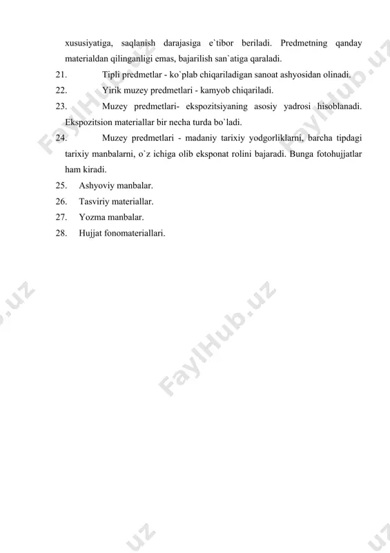 muzey ashyolarini o`rganish - Page 4