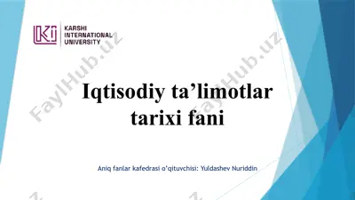 iqtisodso’zining lug’aviy ma’nosi — PPTX