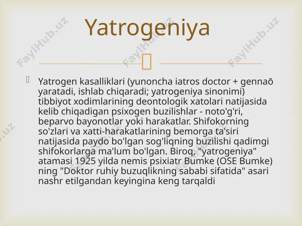hozirgi zamon tibbiyotida yatrogeniya muammolari - Page 2