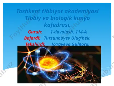 elekrokimyo asoslari. elektr o’tkazuvchanlik. konduktometriya — PPTX
