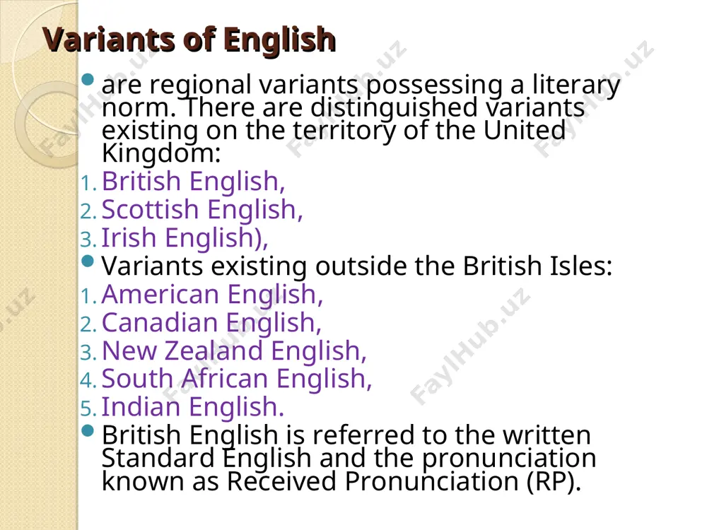 d idioms it is in idioms, in different metaphoric phrases that new zealand english has made most progress or divergence. often they reflect significant differences in culture., e.g. : up the puhoi without a paddle –‘to be difficulties without an obvious solution’; sticky beak – ‘someone unduly curious about people’s affairs’. the latter idiom in australia is quite pejorative whereas in new zealand it is used with more affection and usually as a tease. south african english is the variety of the english language used in south africa and surrounding counties (namibia, zimbabwe). it is a mother tongue only for 40 % of the white inhabitants and a tiny minority of black inhabitants of the region. south african english bears some resemblance in pronunciation to a mix of australian and british english. in south african english there are words that do not exist in british and american english, usually derived …