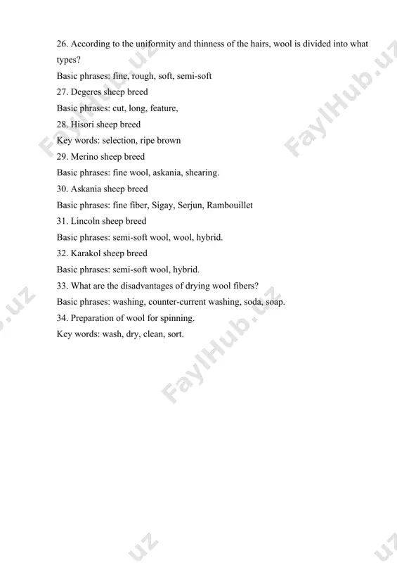 technology of spinning wool fibers - Page 3
