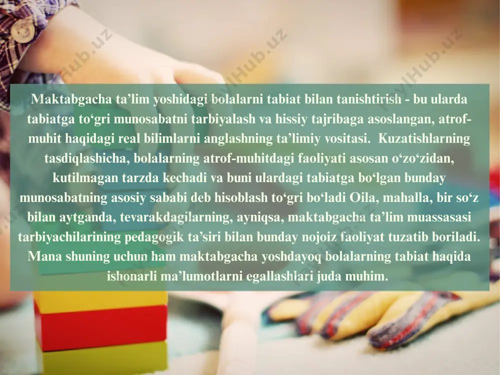 bolalarni tabiat bilan tanishtirish - Page 5