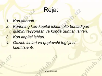 kon sanoati — PPT