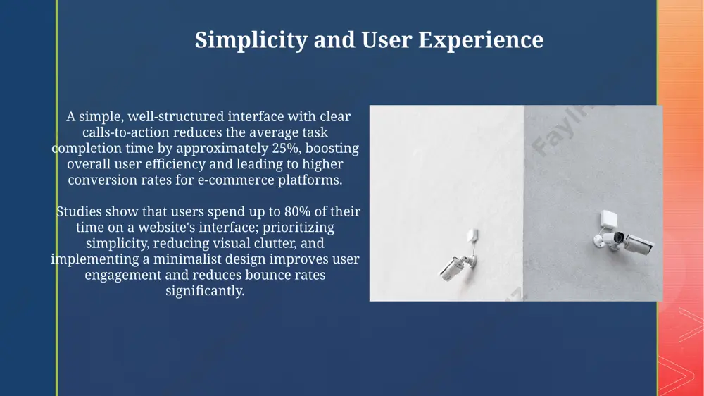 ate with a significant decrease, as much as 40%, in stress levels and anxiety, showcasing the mental health benefits of embracing simplicity. streamlining processes by 20-30% through minimalism often yields a 10-15% increase in productivity, demonstrating the power of eliminating unnecessary steps and focusing on core tasks. simplicity and innovation apple's consistent pursuit of minimalist design and intuitive user interfaces, marked by a strong emphasis on ux/ui principles, showcases how simplicity fuels innovation and fosters brand loyalty exceeding 90% in key demographics. studies show that products with a 20% reduction in complexity often see a 300% increase in user adoption, demonstrating a powerful correlation between simplicity and market success in the innovative landscape. defining simplicity in user interface (ui) design, simplicity is measured by metrics like task completion time and error rate; a decrease of 10% in both indicates a successful simplification of the system. simplicity is often defined by …