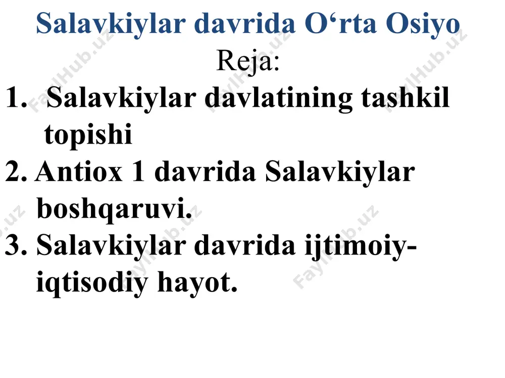 salavkiylar davrida o‘rta osiyo - Page 2