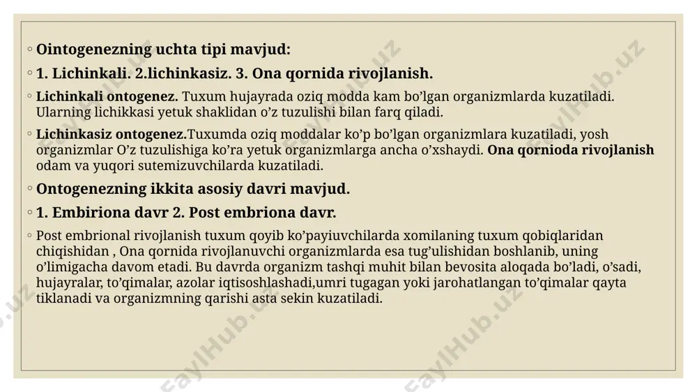 hayvonlarda mavjud.agar patogenlar tugʻma immunitet reaksiyasidan qochib qutulsa ham, umurtqali hayvonlarda tugʻma reaksiya orqali faollashuvchi ikkinchi himoya qatlami — adaptiv immun sistemasi bor. bu immun sistemasi patogenni tanib olishni oshirish uchun infeksiya vaqtida oʻz reaksiyasini moslashtiradi. keyinchalik bu kuchaygan javob reaksiyasi patogen yoʻq qilingandan keyin immunologik xotira shaklida saqlanib qoladi va adaptiv immun sistemasi ushbu patogen bilan har safar toʻqnashganda tezroq va yanada kuchliroq hujumlarni uyishtirishiga imkon beradi. immun sistemasining tarkibiy qismlari tugʻma immun sistemasi tugʻma immun sistemasiadaptiv immun sistemasi javob spetsifik emas patogen va antigenga mos javob toʻqnashuv darhol maksimal javobga olib keladi toʻqnashuv va maksimal javob oʻrtasidagi kechikish vaqti mavjud gumoral va hujayra komponentlar gumoral va hujayra komponentlar immunologik xotira yoʻq toʻqnashuv immunologik xotiraga olib keladi hayotning deyarli barcha shakllarida uchraydi faqat jagʻli umurtqalilarda uchraydi har ikkala turdagi immunitet guruhlari ham immun sistemasining oʻziniki boʻlgan va oʻziniki boʻlmagan molekulalarni tanib olishiga tayanadi. immunologiyada oʻzikini boʻlgan molekular sifatida immun …