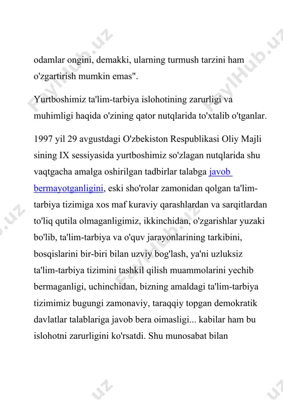 moyon qiladi; natriy gipoxlorid naclo eritmasi gidroksil ionlariga xos bo’lgan ishqoriy reaksiyaga ega; kaliy sianid kcn ( kuchsiz sianid kislota hcn tuzi ) eritmasi ham ishqoriy reaksiya beradi va hokazo. bu hodisalarga eritilgan tuz ionlari bilan suv ionlarining o’zaro ta’sir qilishi sabab bo’ladi deb tushuntirish mumkin, ularning o’zaro ta’siri natijasida ortiqcha vodorod va gidroksil ionlari hosil bo’ladi. suvda vodorod va gidroksil ionlarining konsentratsiyasi juda kam bo’lsa ham, bu ionlar suvning dissosilanmagan bir talay molekulalari bilan muvozanatda turadi. suv ionlaridan birortasining tuz ionlari bilan bog’lanishi muvozanatni buzib, suvning boshqa molekulalarini dissosialanishiga va eritmada suvning boshqa ioni xiyla ko’p to’planishiga sabab bo’ladi, buning natijasida, eritma kislotali yoki ishqoriy reaksiyaga ega bo’lib qoladi. tuz ionlari bilan suv ionlari orasida bo’ladigan va odatda suvdagi vodorod va gidroksil ionlari konsentratsiyasining o’zgarishi bilan birga boradigan o’zaro ta’sirtuzlar gidrolizi deb ataladi. gidrolizning asosiy sababi, kam dissosialangan moddalar ( molekula yoki ionlar) hosil bo’lishidir. tuzlar, tabiiy tuzlar — …