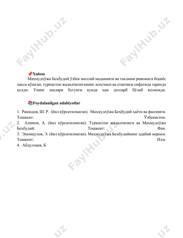 mahmudxo'ja behbudiy-turkiston jadidlari otasi - Page 5