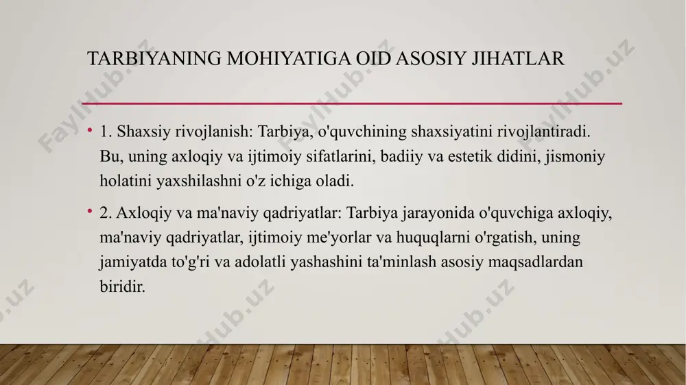amshunchalik odobli boʻlib yetishadi. bunday sermas’uliyat ijtimoiy ishni amalga oshirish, ya’ni yoshlarimizning odobli, xushxulqli,vijdoni pok kishilar boʻlib yetishishlari uchun oʻz xulq-atvorimiz bilan ularga yaxshi ibrat va namuna boʻlishimiz bugungi kunning dolzarb masalasi hisoblanadi. ibrat tarbiyasi insonni qadimdan qiziqtirib kelgan. bu ayniqsa, yunonistonnning mashhur mutafakkirlari – aflotun va arastuning nomi bilan bogʻliq pandnomalaridan keng oʻrin olgan. jumladan, sharq mamlakatlarida aflotunning arastuga, arastuning iskandarga nasihati va vasiyatnomalari yaxlit asar sifatida tarqalgan. arastuning aytishicha, tarbiyachining oʻzi tarbiya koʻrgan, insoniy fazilatlarni egallagan boʻlishi darkor. «shuni bilginki, - deydi arastu, - ta’lim tarbiya bilan shugʻullanuvchi odam oʻzi tarbiya koʻrmagan boʻlsa, boshqalarni tarbiya qilolmaydi. xulqi yaxshi kishi boshqalarni yaramas, va iflos ishlarga boshlay olmaydi. agar sen oʻz oʻquvchingni tarbiyalamoqchi boʻlsang, avval oʻz ruhingni yaxshilashdan boshla. mabodo oʻzgalar aybini bartaraf etmoqni ixtiyor etsang, bundan oldin oʻz nafsingni nuqson va illatlardan tozalashing zarur. ammo koʻzi ojiz boʻlgan kishi qanday qilib koʻrga yoʻl koʻrsata oladi? xor va tuban kishi …