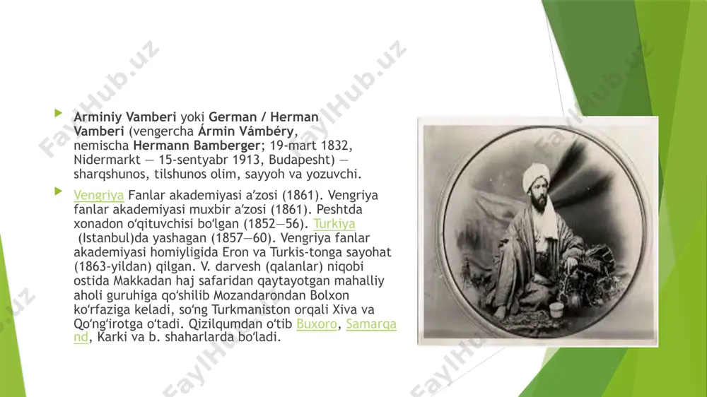 hr tarixi bayon etilgan bobga qo’shimcha ravishda xiii bobida ham temuriylar tanazzuli va shayboniylar hokimiyati haqida yozib qoldirgan 5 buxoroning xonlik davri ( 1533 – 1756) shayboniylar davri asarning xiii bobida o’zbek qabilalari va shayboniyxon faoliyati haqida yozilgan asarning xiv bobida shayboniylar sulolasida movarounnahrdagi ahvol yozilgan buxoroning xonlik davri manbaning xiv bobida ubaydulloxon va keying shayboniylar va buxoroning xonlik sifatida shakllanishi o’rganilgan manbaning xv bobida astarxoniylarning hokimiyatga kelishi va shayboniylar inqirozi haqida bayon etilgan ashtarxoniylar davri ashtarxoniylar sulolasi va uning tarixi haqida ma’lumotlar asarning xv bobida qayd etilgan xvi bobda esa subhonqulixon va keying ashtarxoniylar davri tarxi bayon etilgan 6 buxoroda mang’itlar sulolasi va amirlik davri ashtarxoniylar inqirozi ashtarxoniylarning inqirozi davri asarning xvi bobida keltirilgan asarning xvii bobida nodirshoh hujumi va abulfayzxonning taxtdan ag’darilishi tasvirlangan buxoroda amirlik davri asarning xvii bobida mang’it urug’i tarixi va buxoro amirligining tashkil topishi va shohmurod faoliyati yozilgan asarning xviii bobida amir nasrullo hokimiyati davrida …