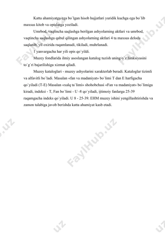 muzey ashyolarini hisobga olish - Page 4