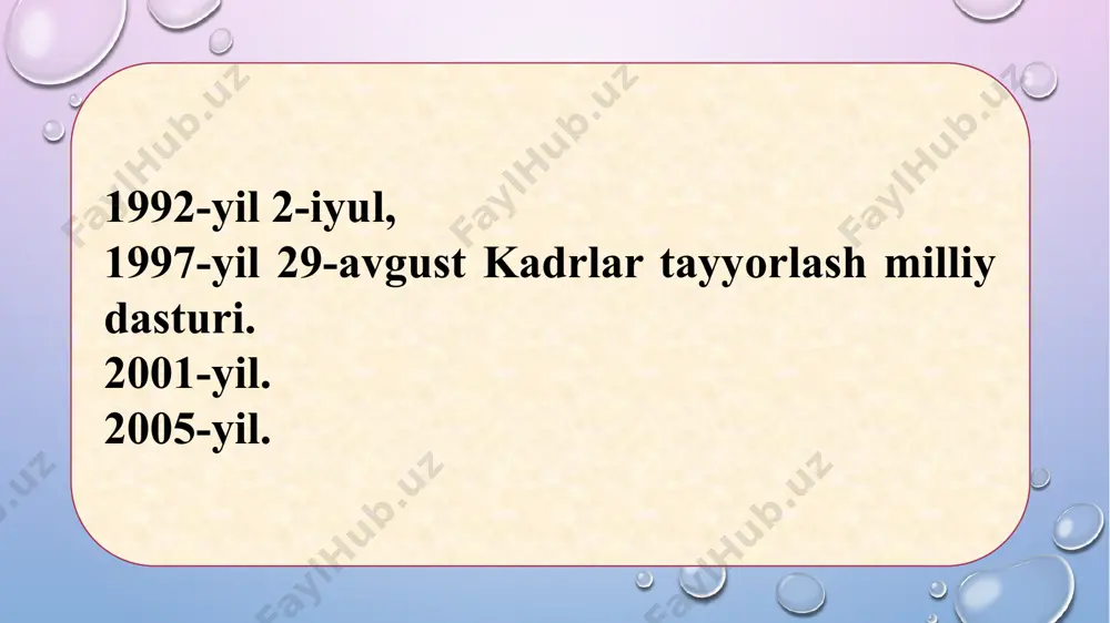 milliy tarbiya konsepsiyasi taqdimoti - Page 4