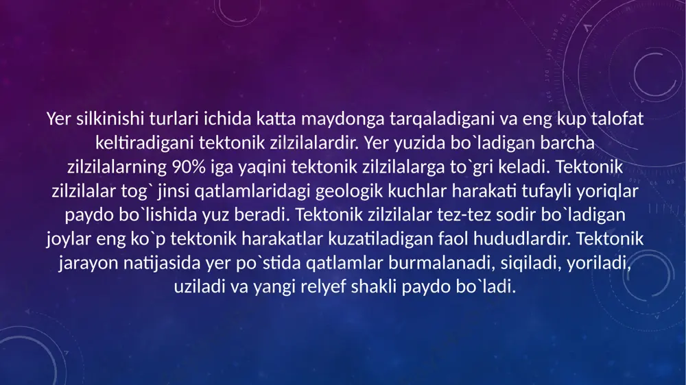 tektonik jarayonlar - Page 5