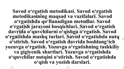 savod o‘rgatish metodikasi — PPTX