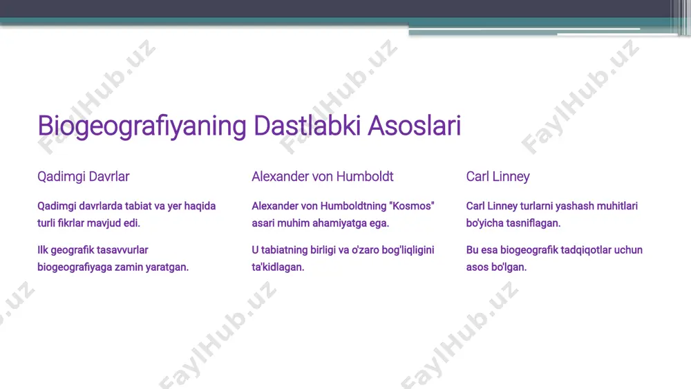 biogeografiya va xorijiy adabiyotlar tarixi - Page 3