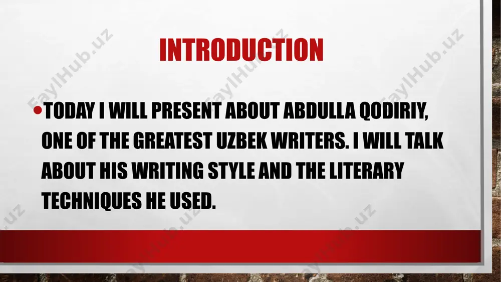 abdulla qodiriy - his writing style and literary techniques - Page 2