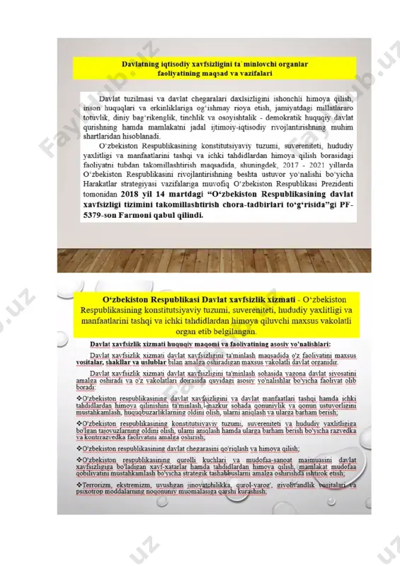 davlatning iqtisodiy xavfsizlik organlari faoliyati tizimi - Page 3