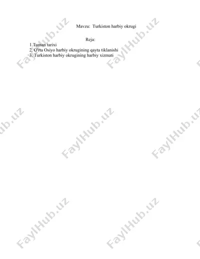 turkiston harbiy okrugi — DOCX