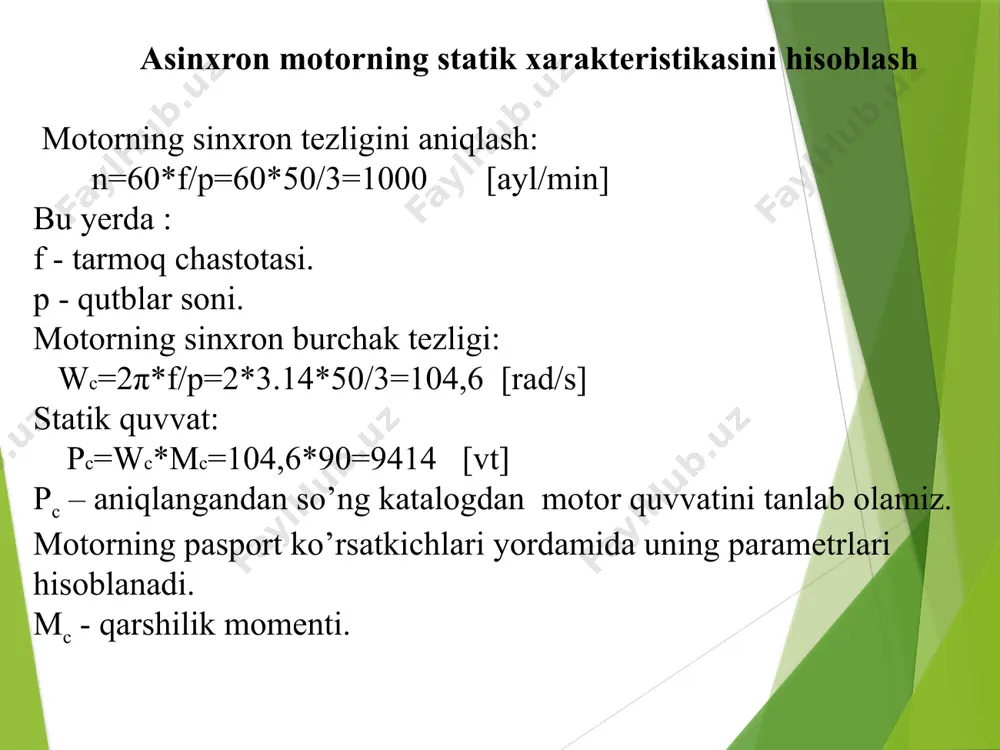 chastota o‘zgartgichi – asinxron mator tizimi - Page 4