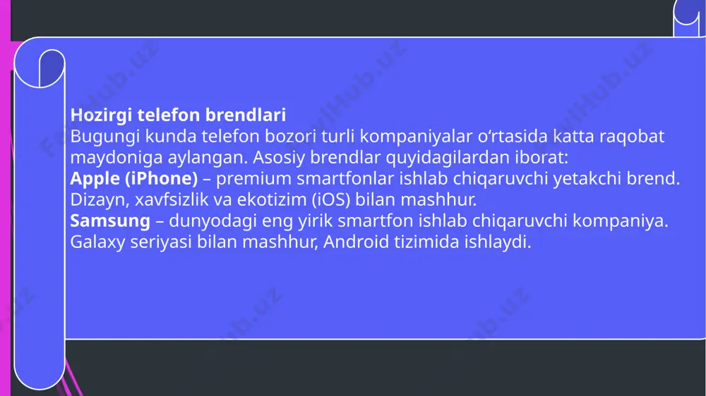 telefonlar tarixi va hozirgi brendlari - Page 4