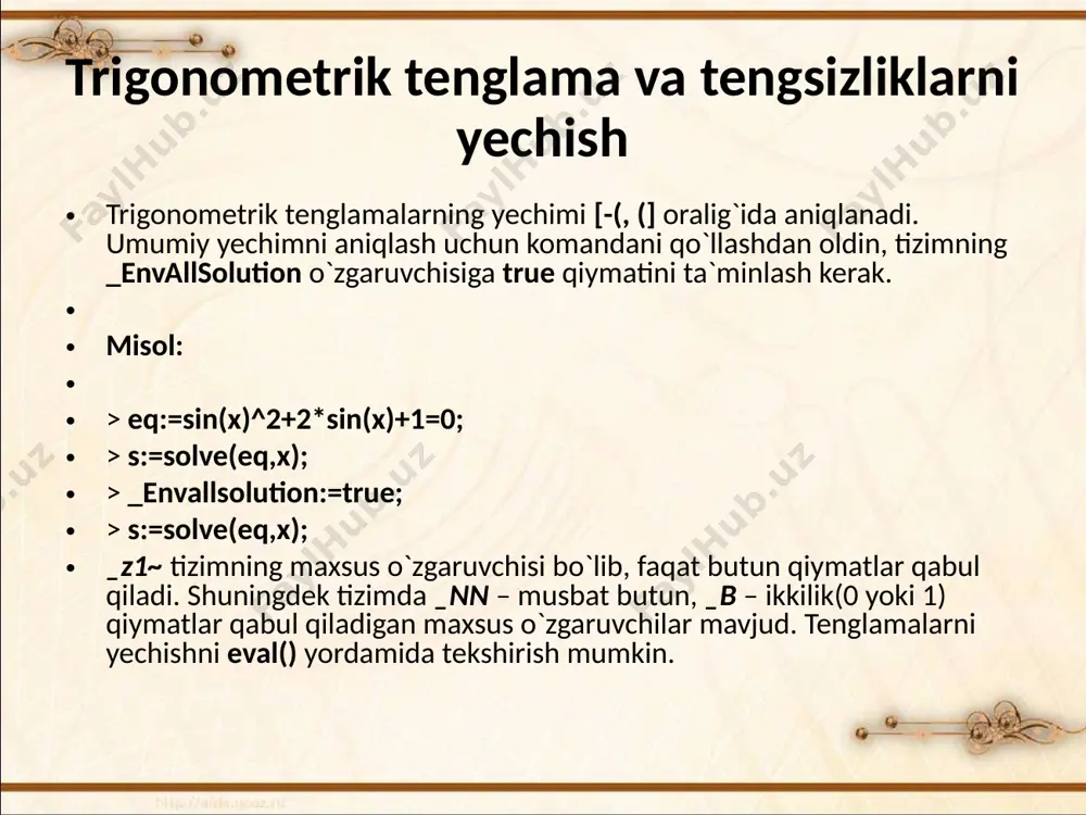 tenglama va tengsizliklar - Page 4