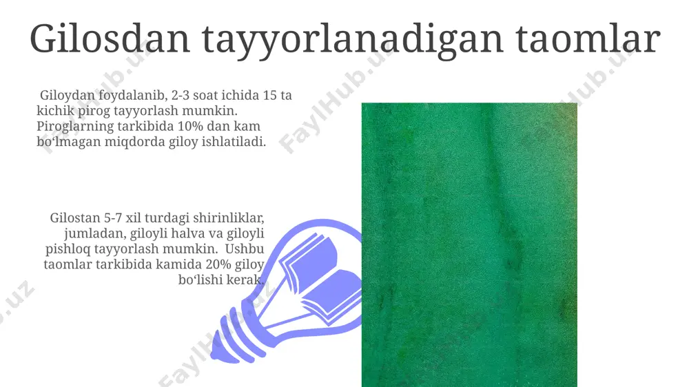 kibi 01 02 gilos tarkibidagi organik moddalar miqdori 1-5% ni tashkil etib, uning rangi va mustahkamligiga ta'sir ko'rsatadi, bu ko'rsatkich loyning yoshi va shakllanish sharoitlariga bog'liq. sales 1st qtr 2nd qtr 100 0 sales 1st qtr 2nd qtr 100 0 e'tiboringiz uchun rahmat @taqdimot_robot image4.jpg image5.jpg image6.jpg image7.jpg image8.jpg image9.jpg image10.jpg image11.jpg image12.jpg image13.jpg image14.jpg image15.jpg image1.jpeg image2.jpeg image3.jpeg