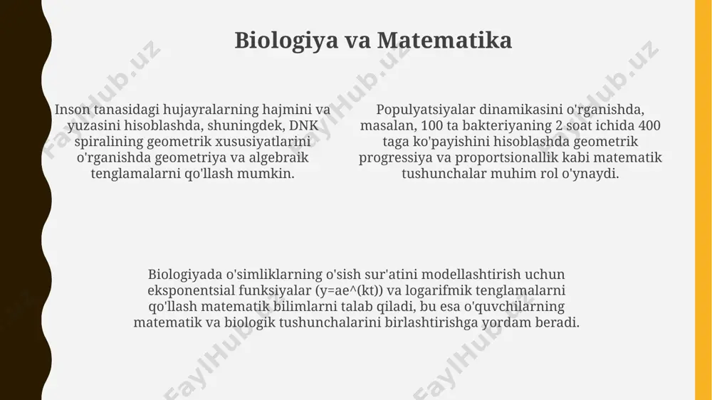 biologiyani oʻqitishda boshqa fanlar bilan bogʻlash - Page 4