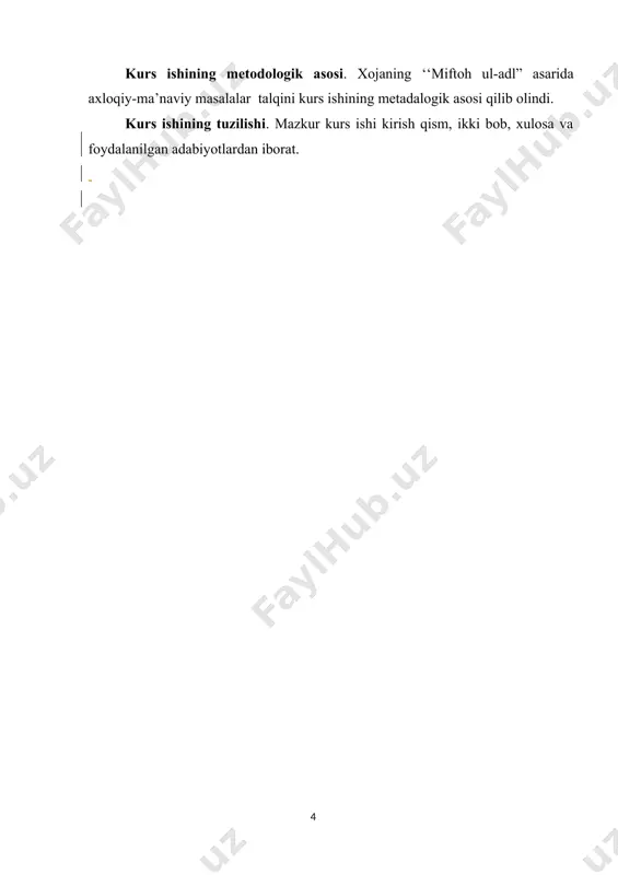 imiz oldida yechimini kutib turgan muammolar hali juda koʻp. avvalo, adib asarlarini to‘la holda qayta nashr etish davrimizning kechiktirib bo‘lmaydigan vazifalaridandir. shuningdek, adibning ijodiy merosi yuqorida nomlari keltirilgan qator maqolalar va m.mirzaahmedovaning risolasida ham adib hikoyalari davr mafkurasi nuqtayi nazaridan tahlil jarayoniga tortilganligini unutmaslik lozim. bulardan tashqari, ularda ilohiy-irfoniy mazmunda bitilgan hikoyalarni tahlil etishdan ochiq-oydin voz kechilganligi ko‘zga yaqqol tashlanadi. [7: poshshoxoja. miftoh ul adl va ‘‘gulzor”dan. toshkent, 1962.] [8: a.ibrohimov. ‘‘o‘zbek tili va adabiyoti’’ jurnali.] [9: ismoil bekjonning ‘‘shoir va davlat arbobi”. o‘zbekiston adabiyoti va san'ati haftanomasi. 1991 yil 15-mart.] podshoxoja 1480-yilda xurosonning niso viloyatida zamonasining yetuk ziyolilaridan bo‘lgan, turkiy va fors-tojik tillarida dilbar she'rlar hamda nasr namunalarini ijod etgan abdulvahobxoja binni sulaymonxoja oilasida dunyoga keladi. manbalarda ma'lumot berilishicha, bu kishining shajarasi turk mashoyixlaridan zangi otaga, undan esa ahmad yassaviyning ustozlari arslonbobga borib taqalgan. abdulvahobxoja bug‘raxonning qizi anbar onaga uylangan va niso viloyatida istiqomat qilgan. uning orif taxallusi bilan …
